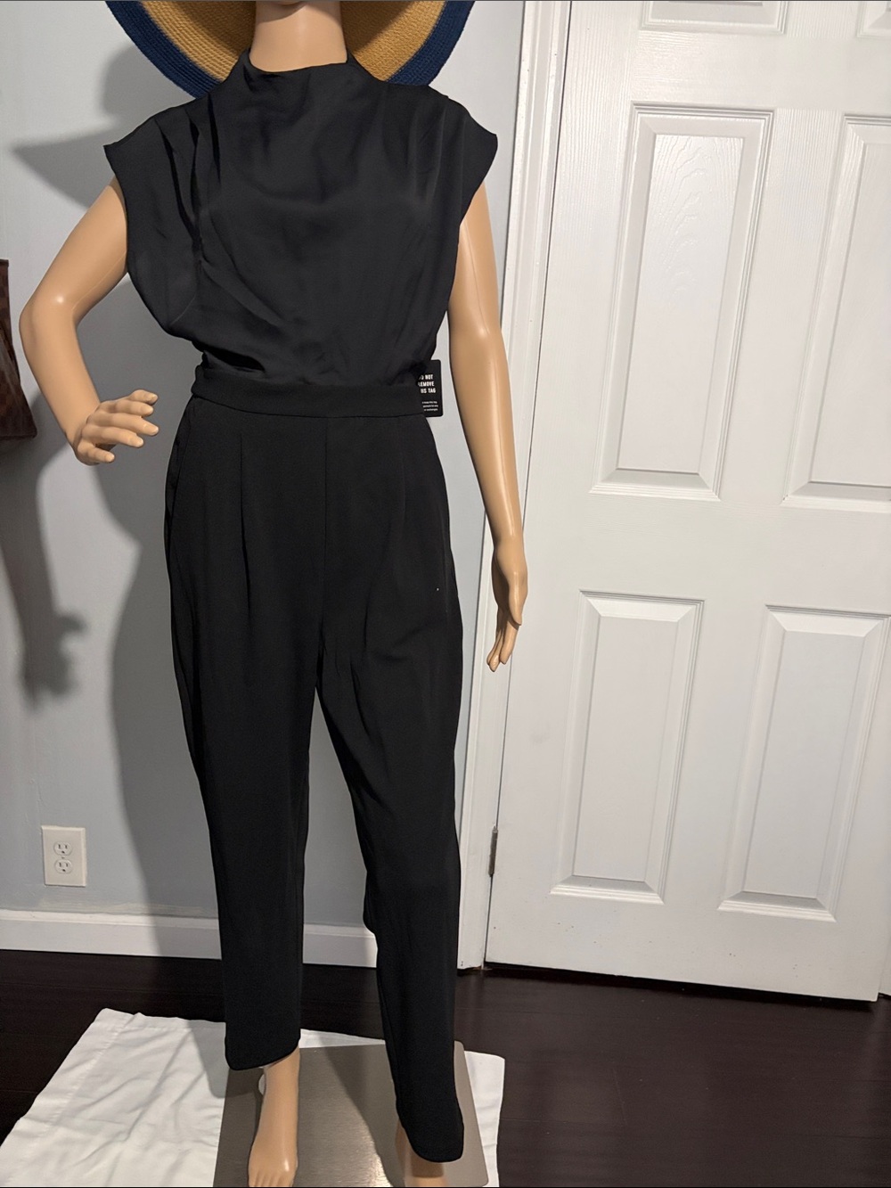Express Black Tailored Ankle Jumpsuit